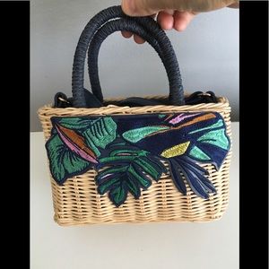 Wicker purse